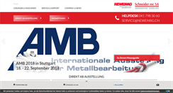 Desktop Screenshot of newemag.ch