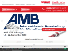 Tablet Screenshot of newemag.ch